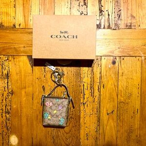 NWT Keychain with mini purse attached